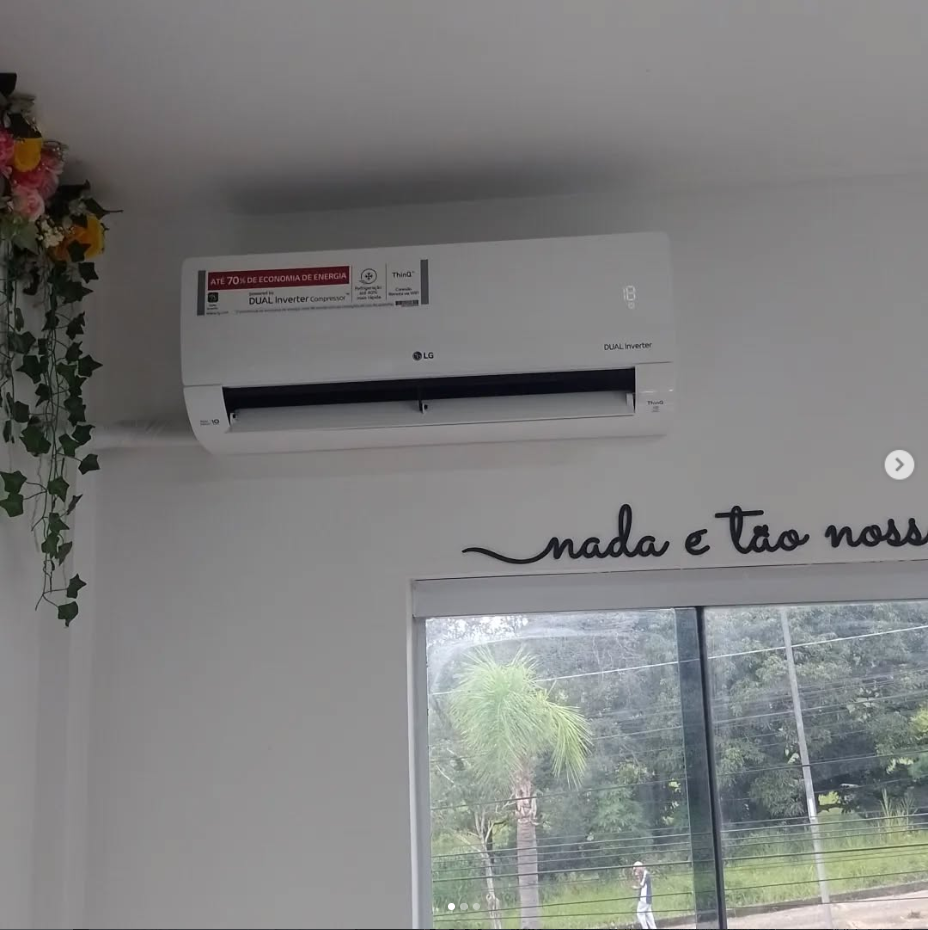 Instalação limpa de Ar Condicionado LG